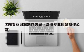 襄垣沈阳专业网站制作方案（沈阳专业网站制作公司）